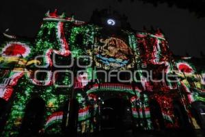 VIDEO MAPPING . PALACIO MUNICIPAL