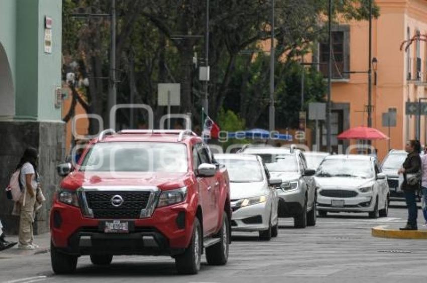 TLAXCALA . TRÁFICO VEHÍCULAR