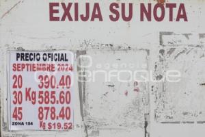 ECONOMÍA . PRECIO GAS LP