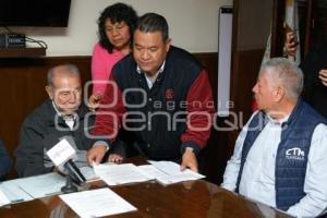 TLAXCALA . FIRMA CONVENIO CTM