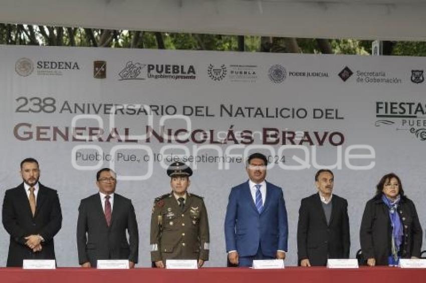 CEREMONIA CÍVICA . NATALICIO NICOLÁS BRAVO