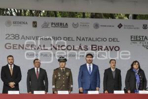 CEREMONIA CÍVICA . NATALICIO NICOLÁS BRAVO