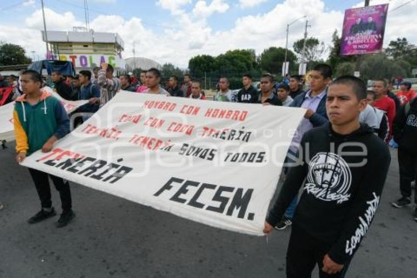 TLAXCALA . MARCHA NORMALISTAS