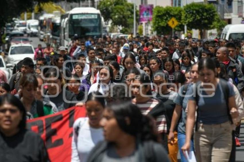 TLAXCALA . MARCHA NORMALISTAS