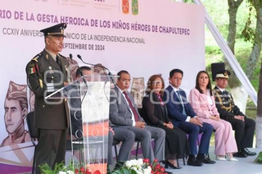 TLAXCALA . CEREMONIA NIÑOS HÉROES