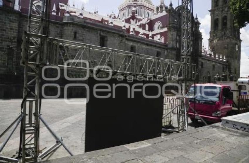 FESTEJOS PATRIOS . PREPARATIVOS