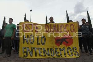TLAXCALA . MANIFESTACIÓN NORMALISTAS