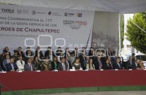 GOBIERNO . CEREMONIA NIÑOS HÉROES