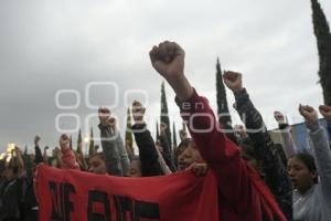 TLAXCALA . MANIFESTACIÓN NORMALISTAS