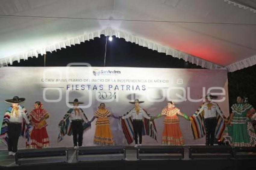 SAN ANDRÉS CHOLULA . GRITO DE INDEPENDENCIA