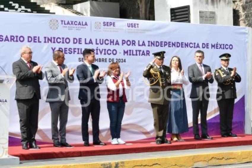 TLAXCALA . CEREMONIA INDEPENDENCIA