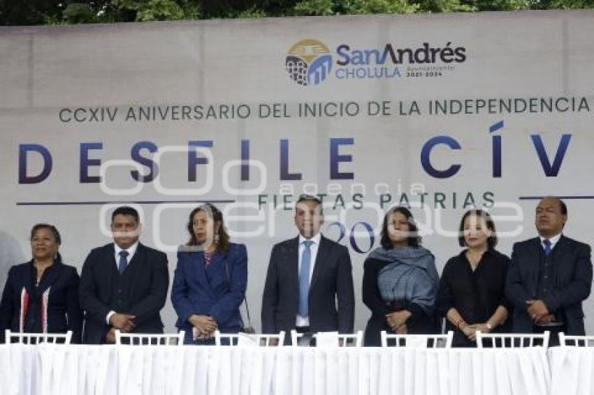 SAN ANDRÉS CHOLULA . DESFILE INDEPENDENCIA