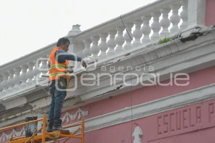 TLAXCALA . REPARACIÓN FACHADA CCOM