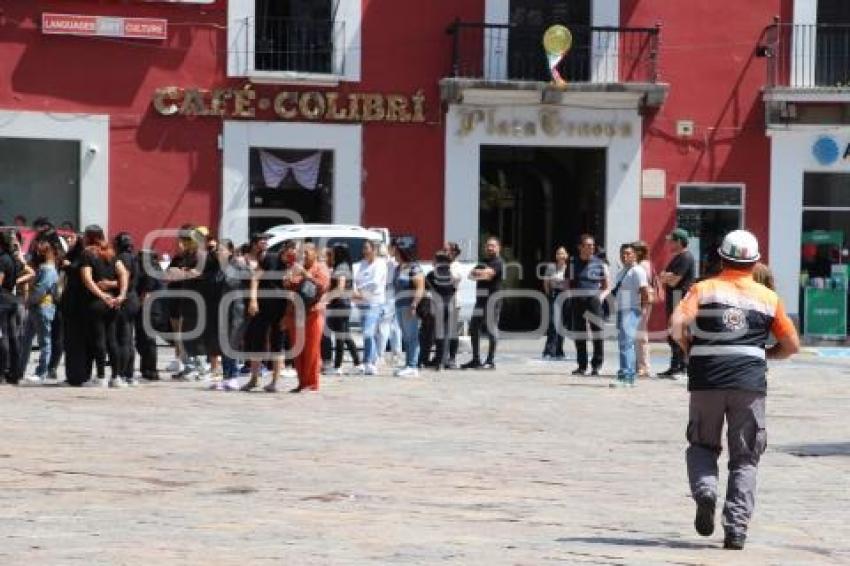 ATLIXCO . SIMULACRO SISMO