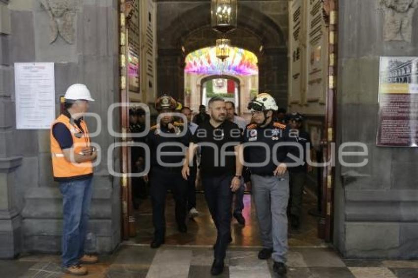 SIMULACRO SISMO . ZÓCALO