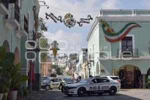 TLAXCALA . CALLES CERRADAS
