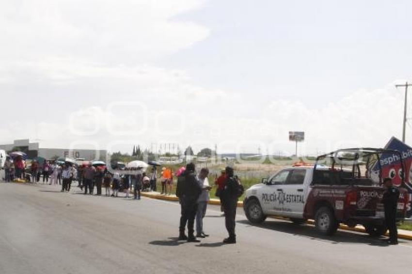 HUEJOTZINGO . MANIFESTACIÓN FEMINICIDIO