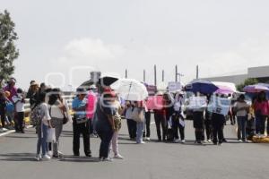 HUEJOTZINGO . MANIFESTACIÓN  FEMINICIDIO
