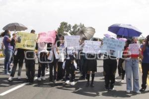 HUEJOTZINGO . MANIFESTACIÓN  FEMINICIDIO