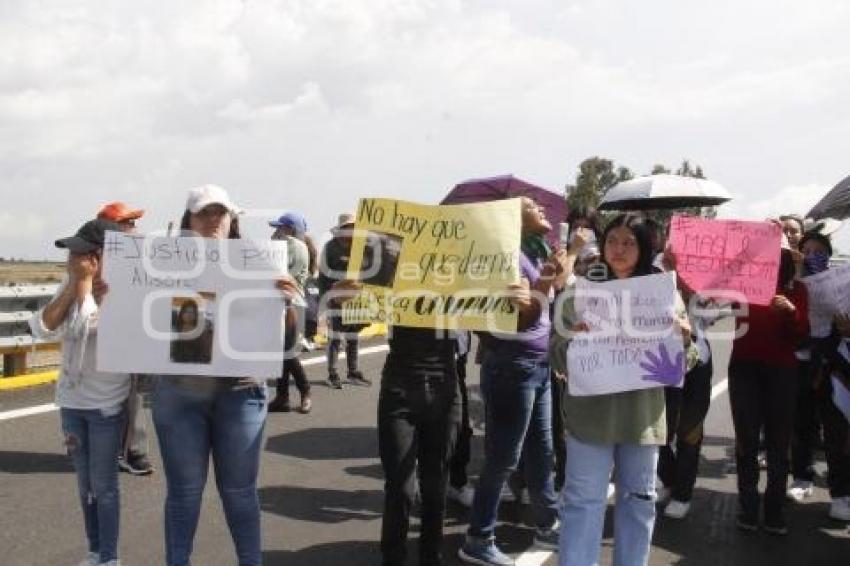 HUEJOTZINGO . MANIFESTACIÓN FEMINICIDIO