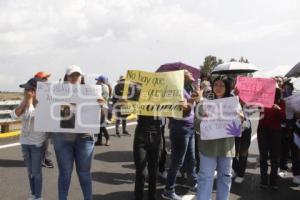 HUEJOTZINGO . MANIFESTACIÓN  FEMINICIDIO