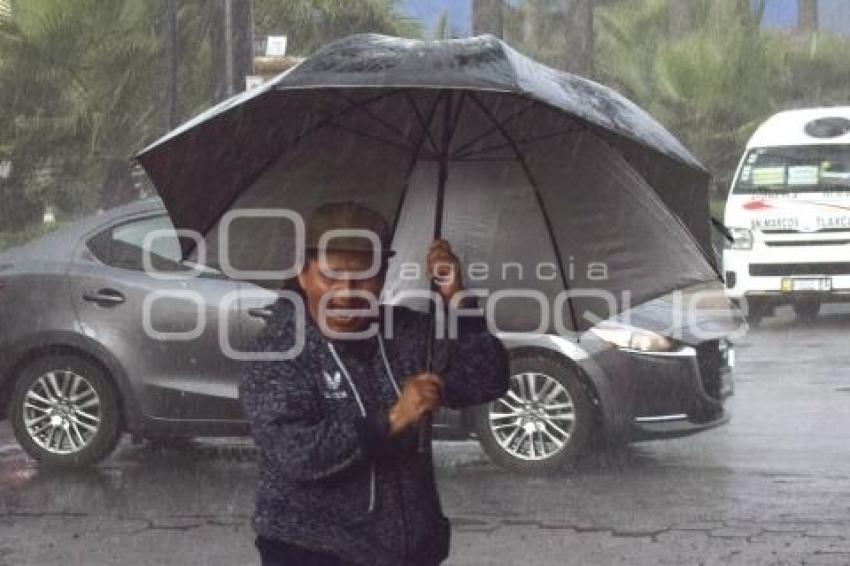 TLAXCALA . LLUVIA