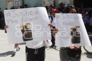 HUEJOTZINGO . MANIFESTACIÓN  FEMINICIDIO