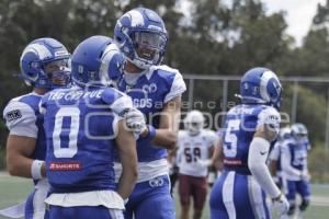 FÚTBOL AMERICANO . BORREGOS VS BURROS BLANCOS