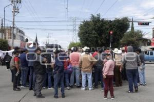 MANIFESTACIÓN EJIDATARIOS SAN BALTAZAR