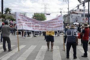 MANIFESTACIÓN EJIDATARIOS SAN BALTAZAR