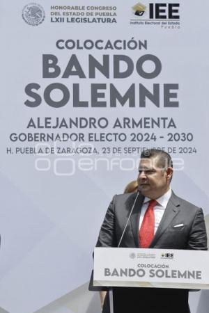 BANDO SOLEMNE . CONGRESO
