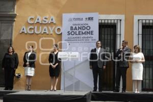 BANDO SOLEMNE . CASA AGUAYO