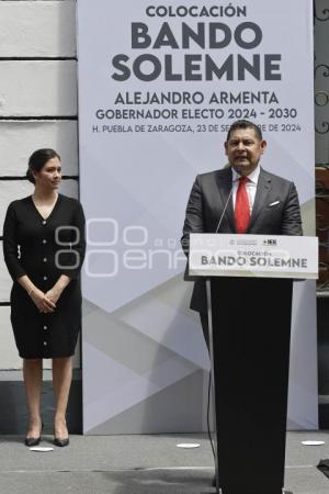 BANDO SOLEMNE . CONGRESO
