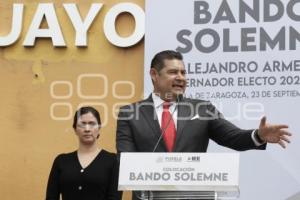 BANDO SOLEMNE . CASA AGUAYO