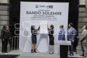BANDO SOLEMNE . PALACIO MUNICIPAL
