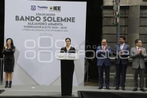 BANDO SOLEMNE . PALACIO MUNICIPAL