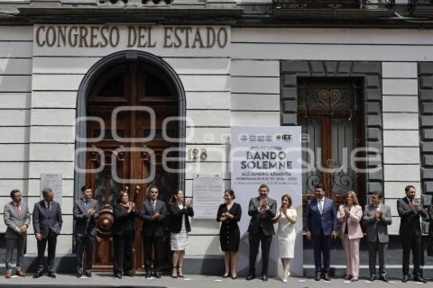 BANDO SOLEMNE . CONGRESO