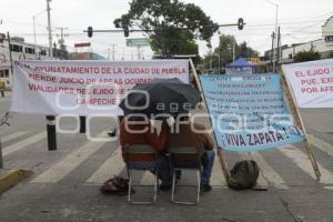 MANIFESTACIÓN EJIDATARIOS SAN BALTAZAR