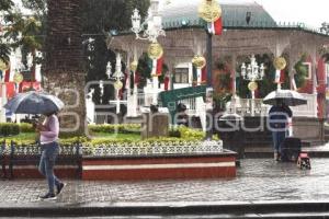 TLAXCALA . LLUVIA