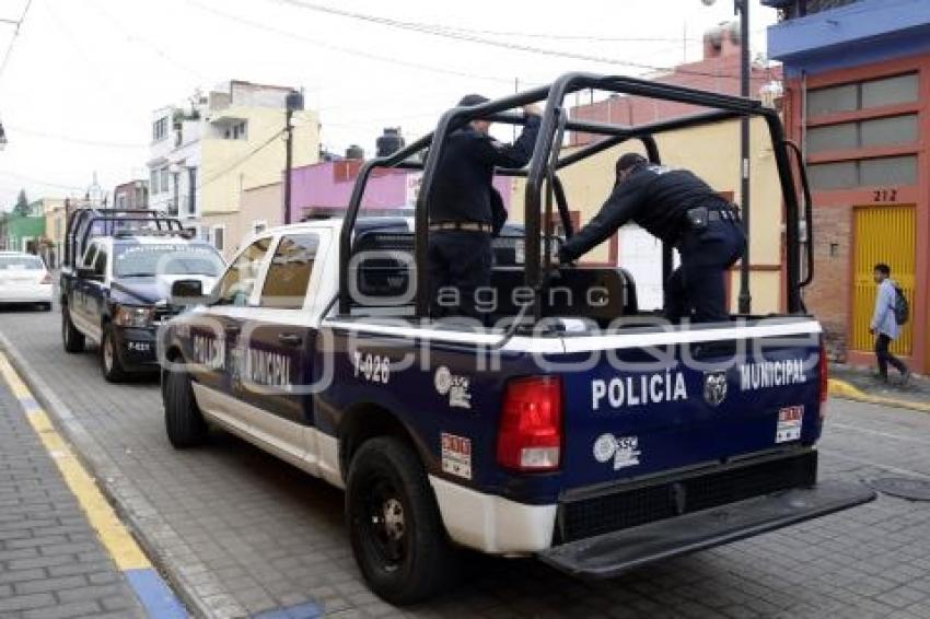 SAN PEDRO CHOULA . POLICÍA MUNICIPAL