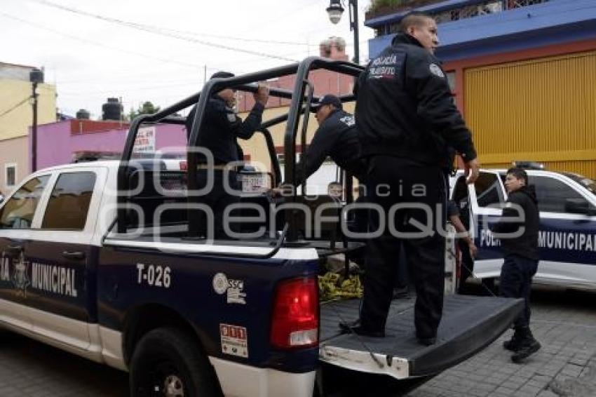 SAN PEDRO CHOULA . POLICÍA MUNICIPAL