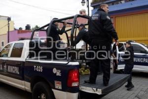 SAN PEDRO CHOULA . POLICÍA MUNICIPAL