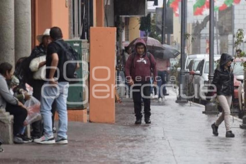 TLAXCALA . LLUVIA
