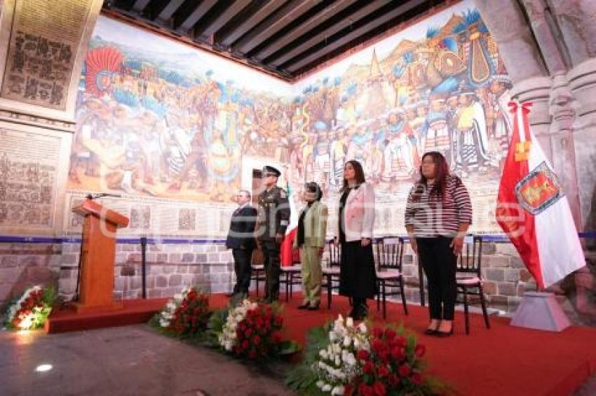 TLAXCALA . CEREMONIA CONSUMACIÓN INDEPENDENCIA