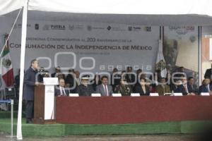 CEREMONIA CONSUMACIÓN INDEPENDENCIA