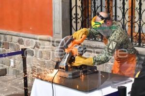 TLAXCALA . CANJE DE ARMAS