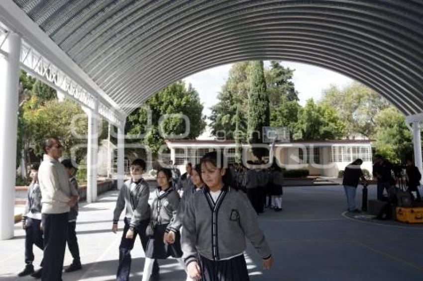GOBIERNO ESTATAL . INAUGURACIÓN TECHADO