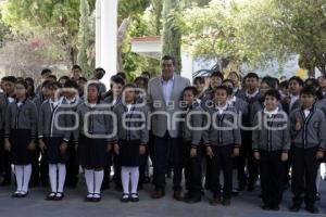 GOBIERNO ESTATAL . INAUGURACIÓN TECHADO