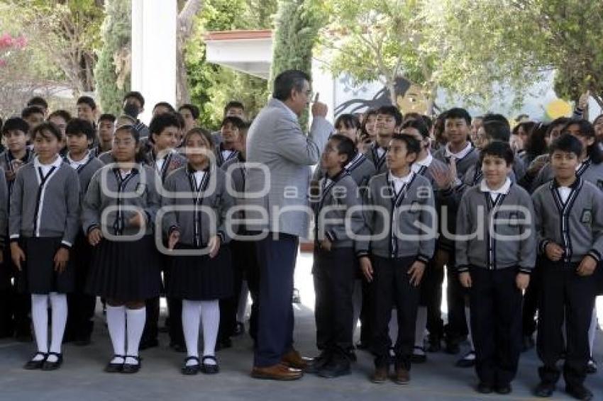 GOBIERNO ESTATAL . INAUGURACIÓN TECHADO