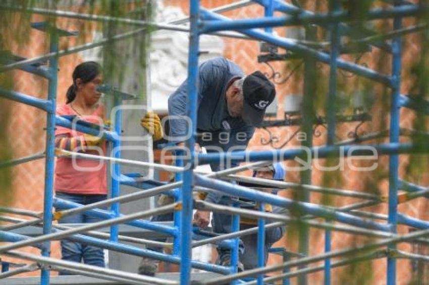 TLAXCALA . PREPARATIVOS TIRO CON ARCO